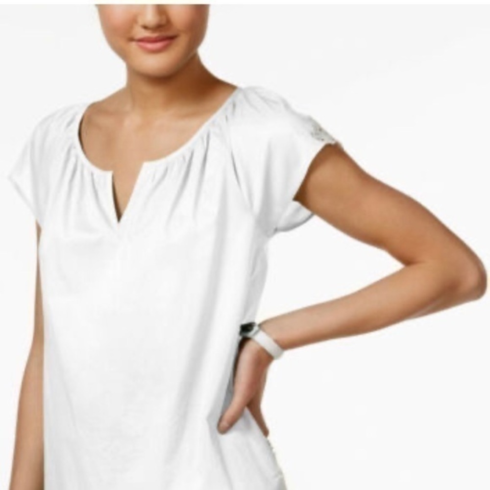 White smock top from Gap
